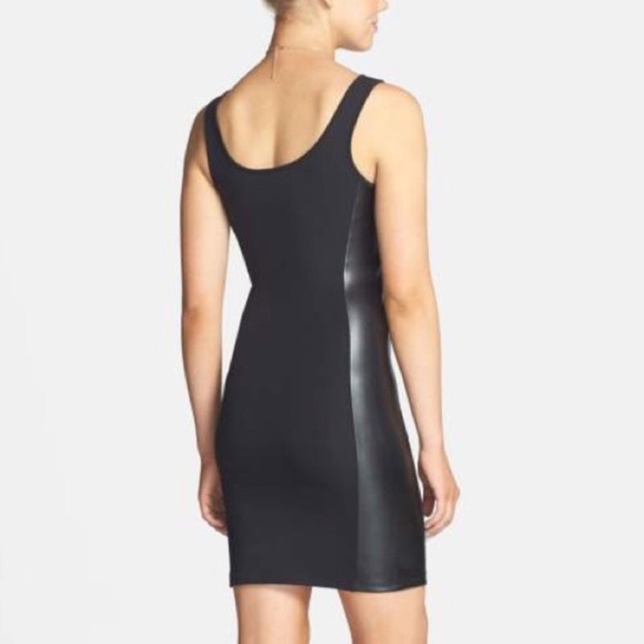 Urban Outfitters Dresses & Skirts - Urban Outfitters BP Black Mink Dress with Faux Leather